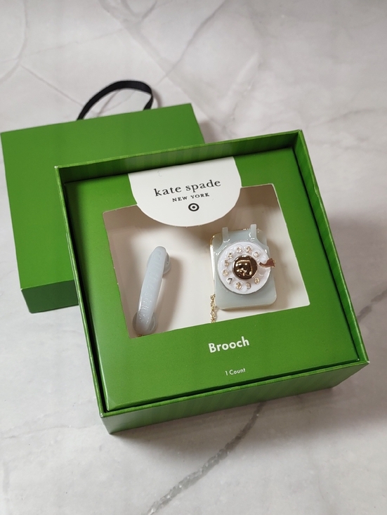 kate spade Jewelry - kate spade Retro Telephone Brooch with Gold Accents
